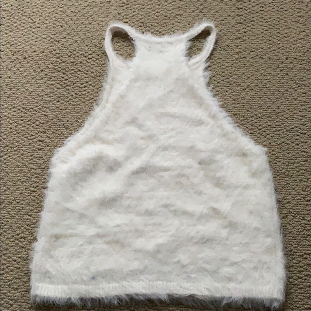 ⚡Kendall & Kylie fuzzy tank top - Picture 2 of 3